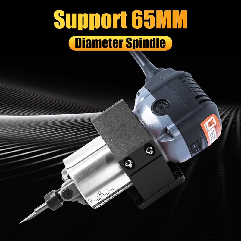 FoxAlien 65mm Diameter Aluminum CNC Spindle Holder Z-clamp for Mauter Pro, Masuter 3, 3S, XE-PRO, Vasto, CL-4x4 CNC Router Machines - Image 4